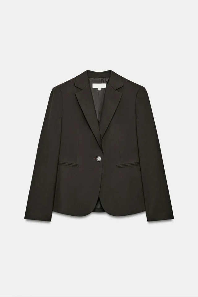 TAILORED BLAZER WITH SHOULDER PADS – image 7