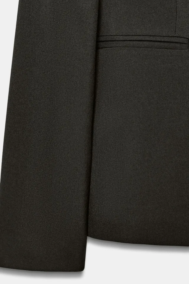 TAILORED BLAZER WITH SHOULDER PADS – image 9
