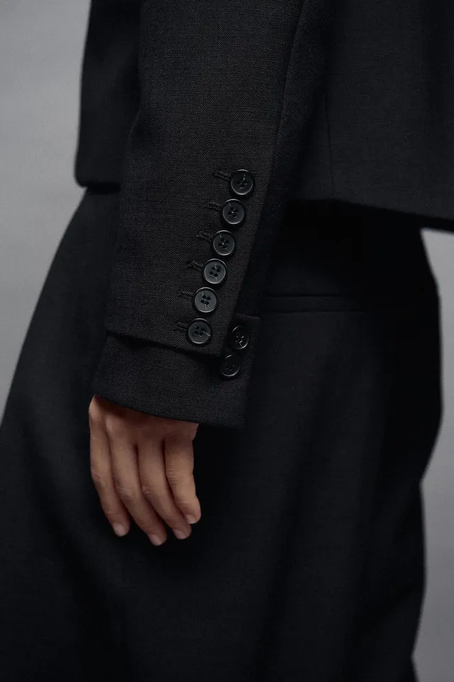 ZW COLLECTION STRAIGHT BUTTONED BLAZER – image 5
