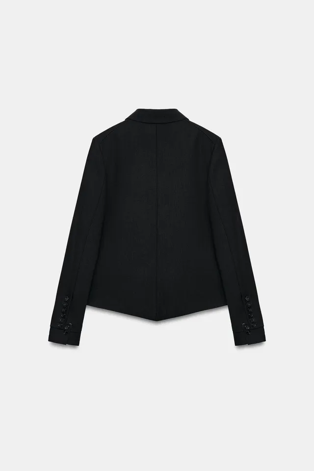 ZW COLLECTION STRAIGHT BUTTONED BLAZER – image 7
