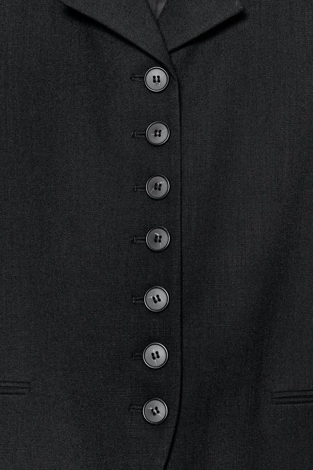 ZW COLLECTION STRAIGHT BUTTONED BLAZER – image 8