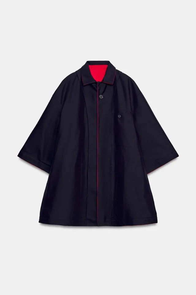 ZW Collection Reversible Midi Trench Coat – image 14