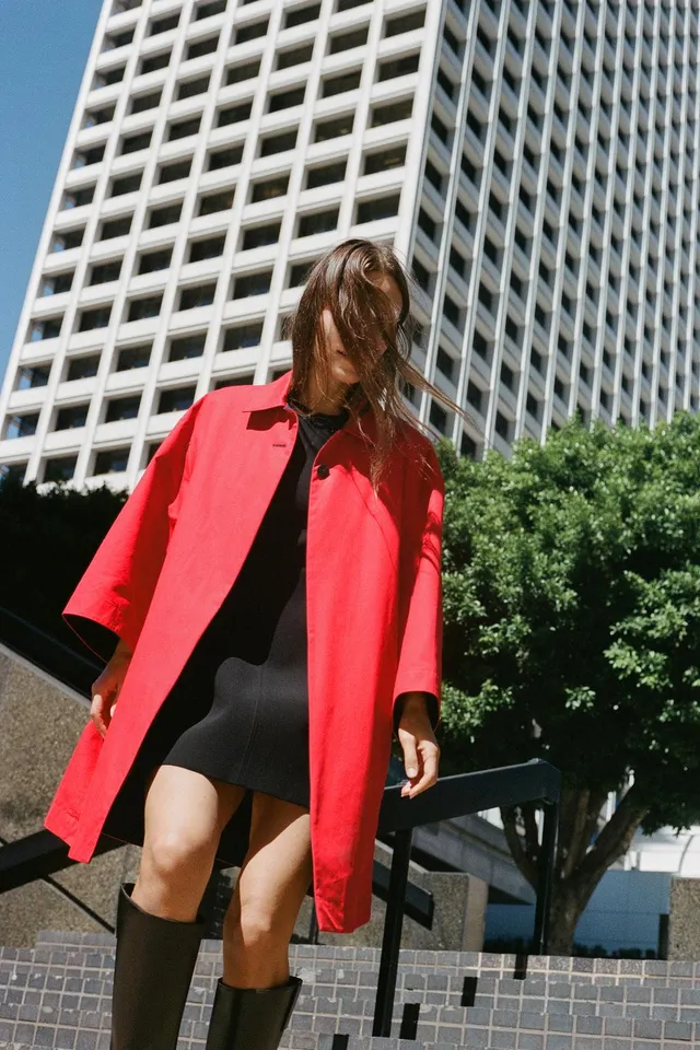 ZW Collection Reversible Midi Trench Coat – image 3