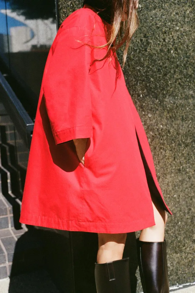ZW Collection Reversible Midi Trench Coat – image 4