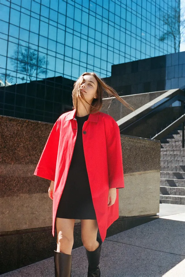 ZW Collection Reversible Midi Trench Coat – image 5