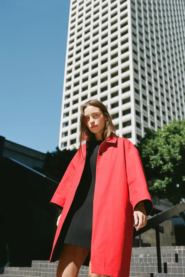 ZW Collection Reversible Midi Trench Coat – image 6