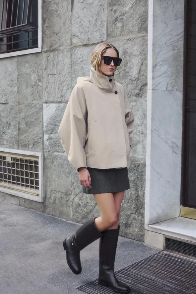 ZW COLLECTION WATER-REPELLENT SHORT PARKA