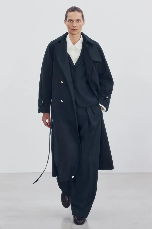 ZW COLLECTION LONG TRENCH COAT