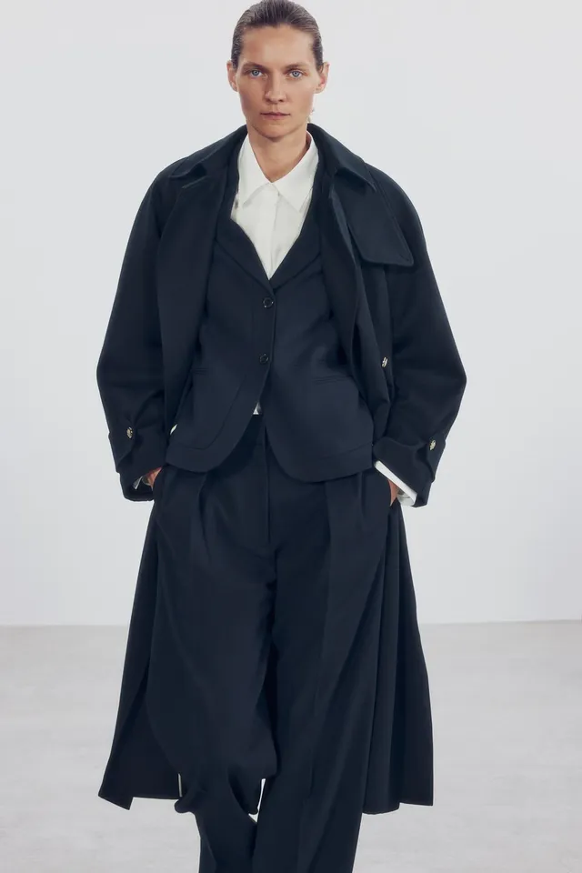ZW COLLECTION LONG TRENCH COAT – image 2