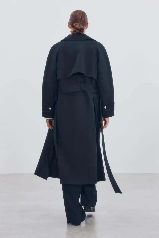 ZW COLLECTION LONG TRENCH COAT – image 3