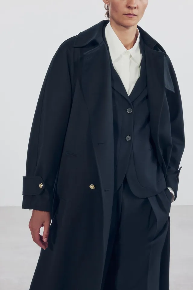ZW COLLECTION LONG TRENCH COAT – image 4
