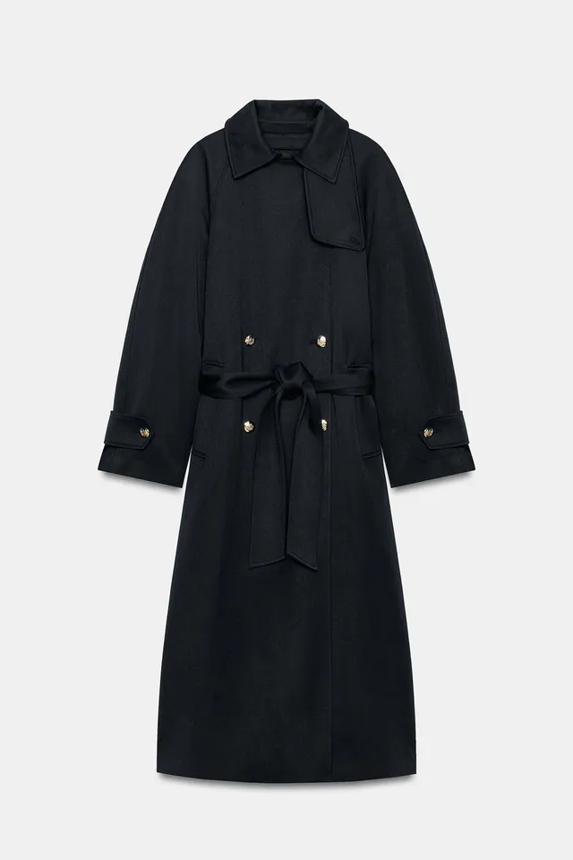 ZW COLLECTION LONG TRENCH COAT – image 9