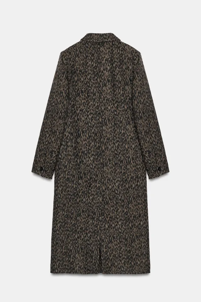 ZW COLLECTION LONG ANIMAL PRINT COAT – image 3