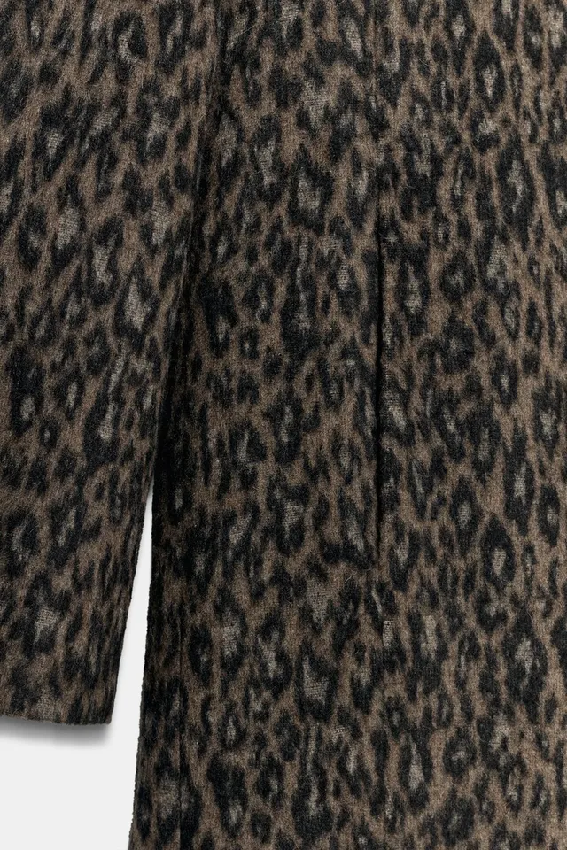 ZW COLLECTION LONG ANIMAL PRINT COAT – image 5