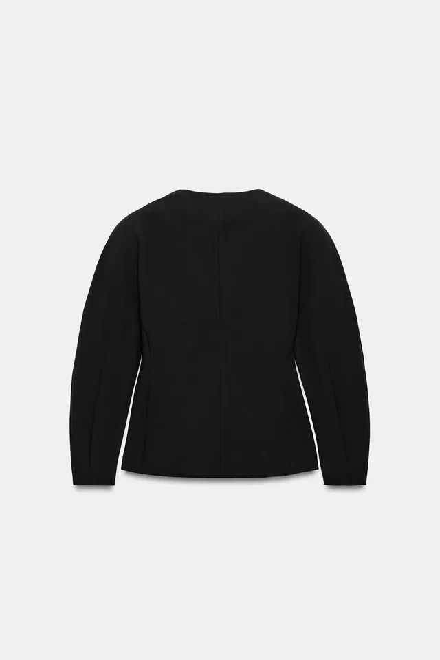 VOLUMINOUS DOUBLE-BREASTED BLAZER – image 7