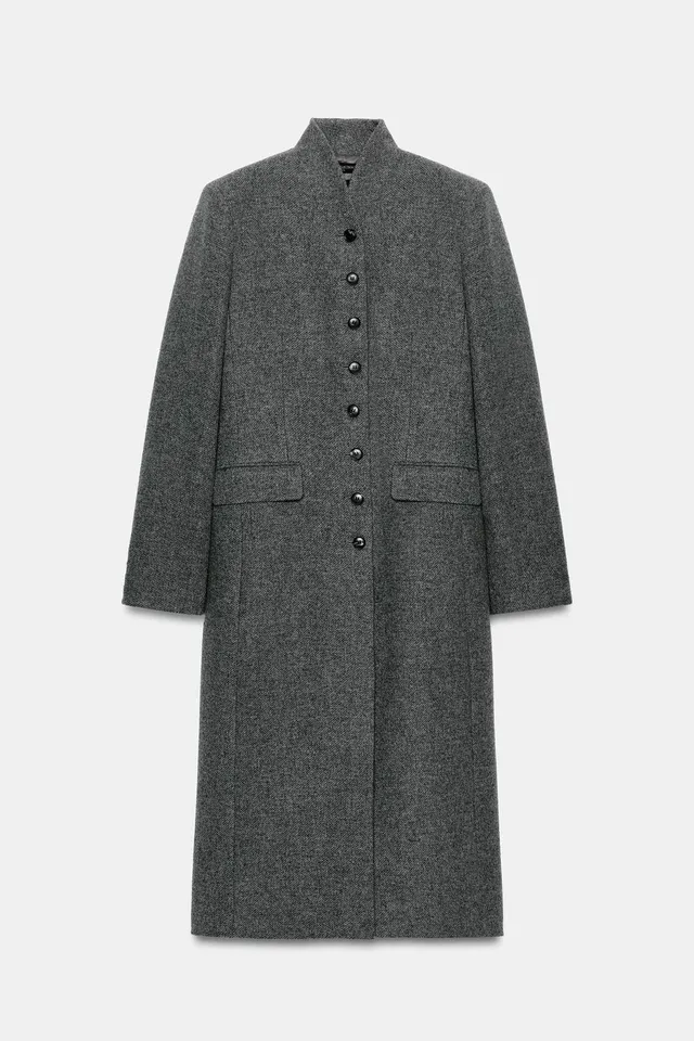 ZW COLLECTION WOOL BUTTON COAT – image 6