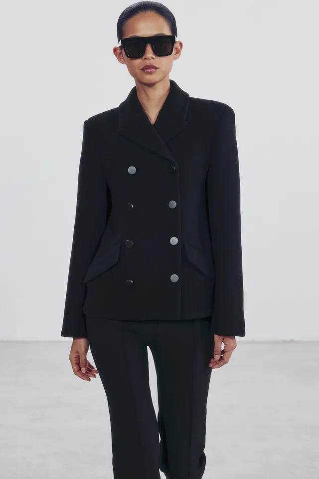 ZW COLLECTION SHORT WOOL BLEND COAT – image 2