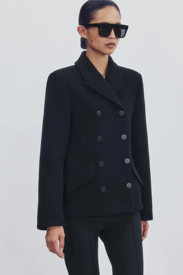 ZW COLLECTION SHORT WOOL BLEND COAT – image 3