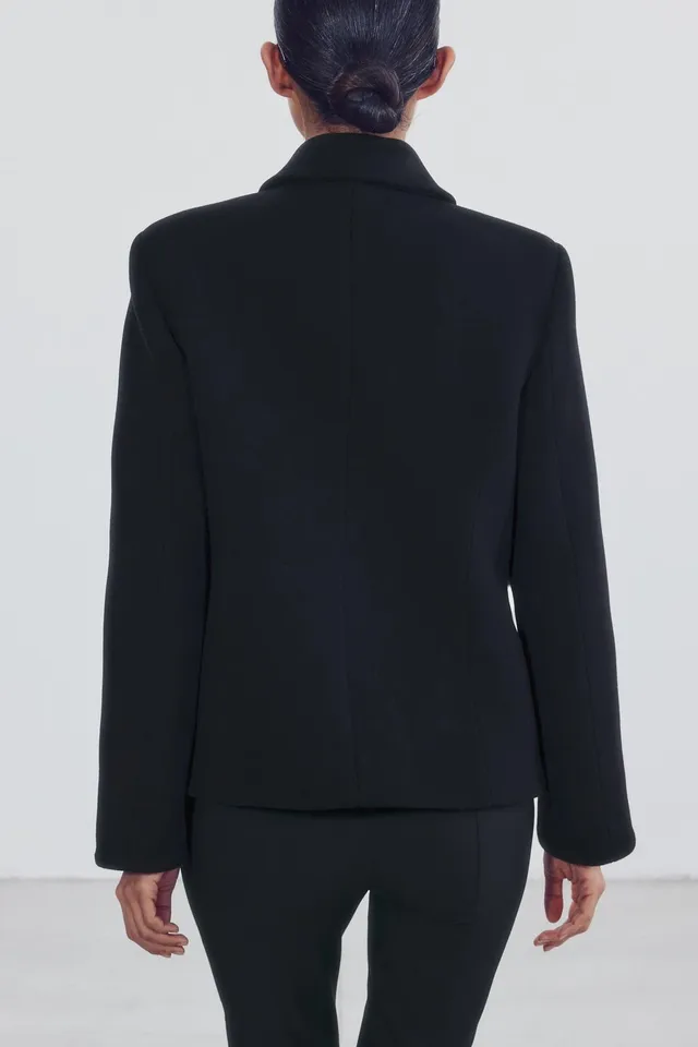 ZW COLLECTION SHORT WOOL BLEND COAT – image 5