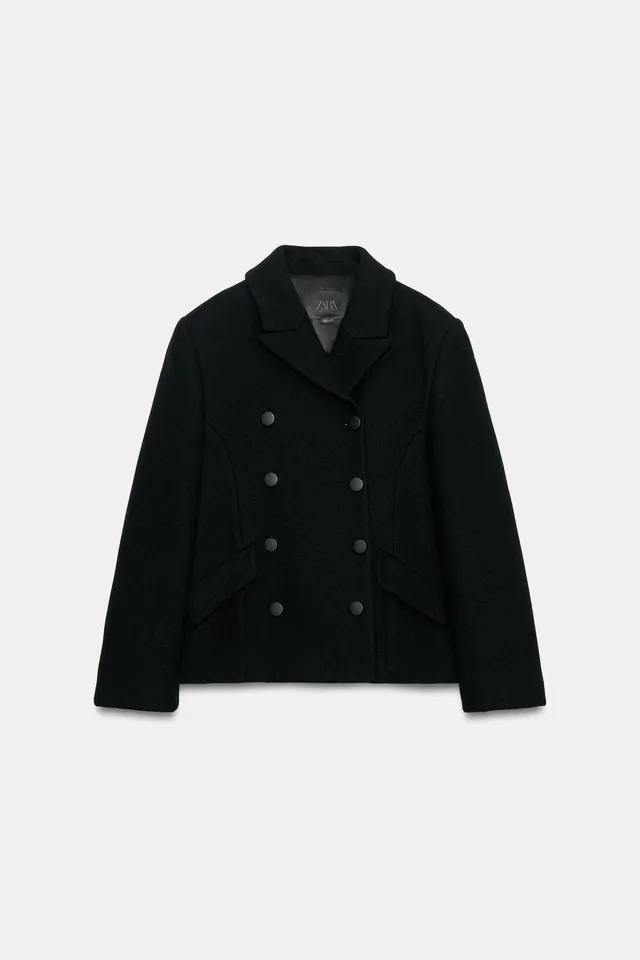 ZW COLLECTION SHORT WOOL BLEND COAT – image 6