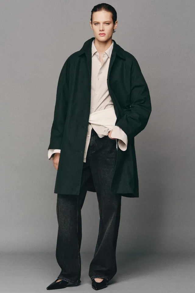 ZW COLLECTION MIDI TRENCH COAT