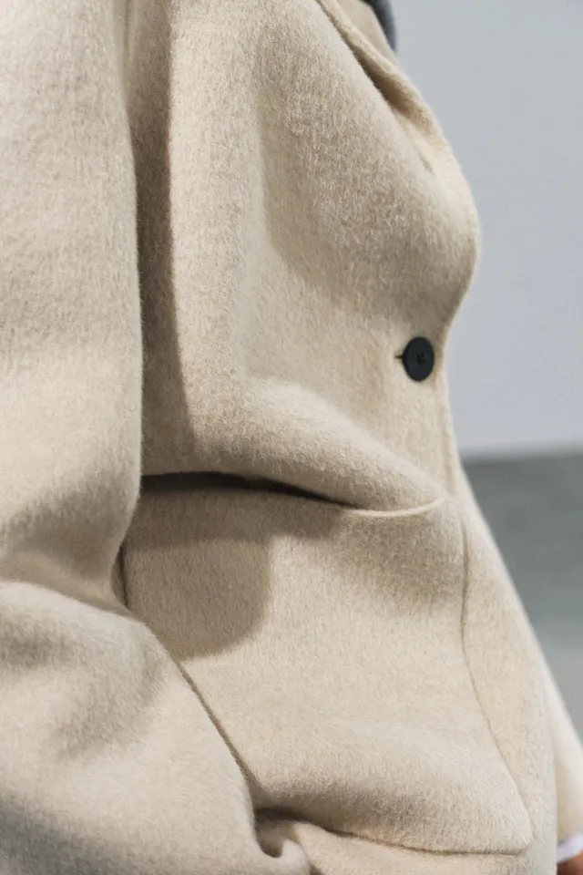 ZW COLLECTION SHORT WOOL BLEND COAT – image 5