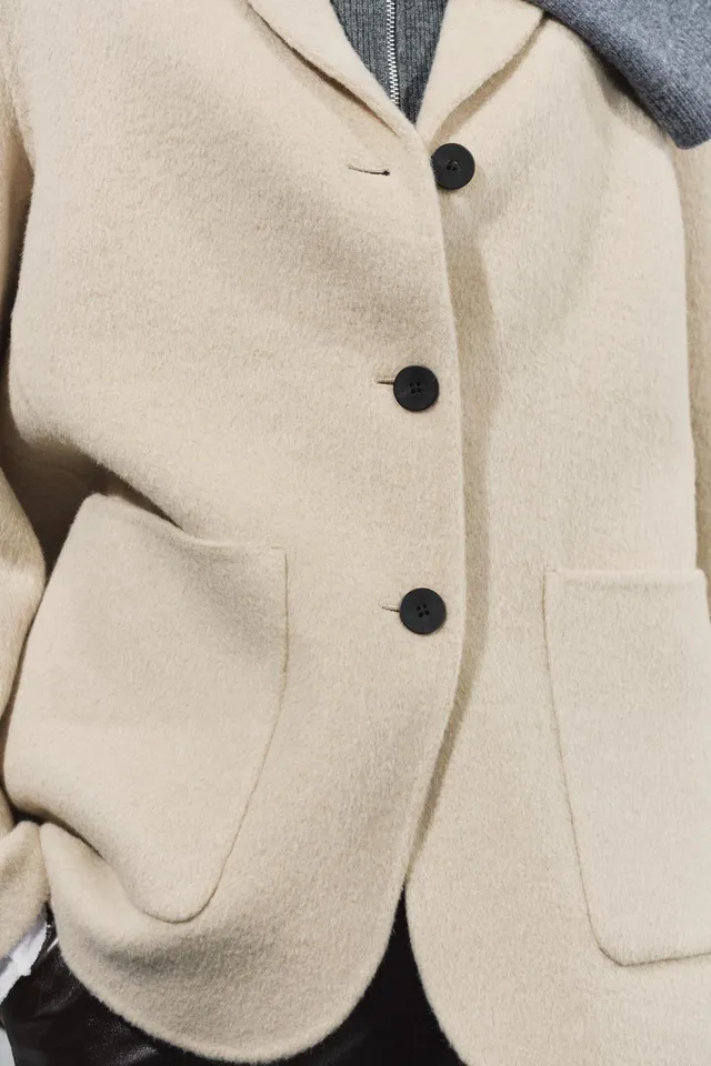 ZW COLLECTION SHORT WOOL BLEND COAT – image 6