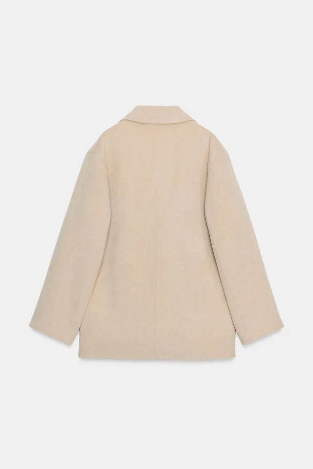 ZW COLLECTION SHORT WOOL BLEND COAT – image 8