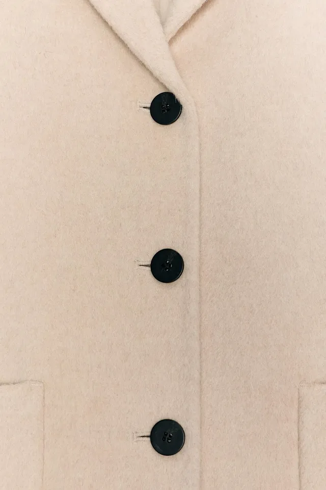 ZW COLLECTION SHORT WOOL BLEND COAT – image 9
