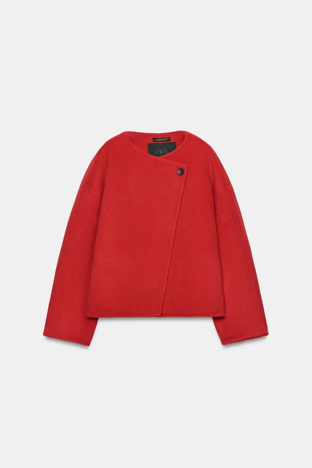 ZW COLLECTION SHORT WOOL BLEND COAT – image 5