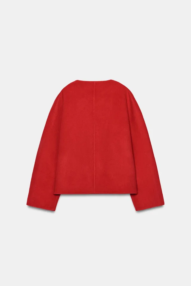 ZW COLLECTION SHORT WOOL BLEND COAT – image 6