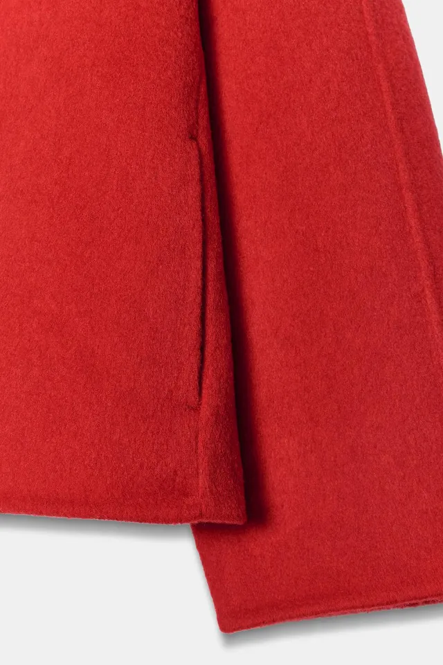 ZW COLLECTION SHORT WOOL BLEND COAT – image 7