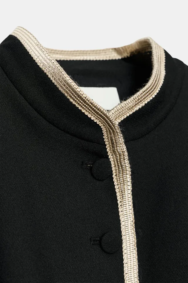 BLAZER WITH CONTRAST TRIMS – image 9