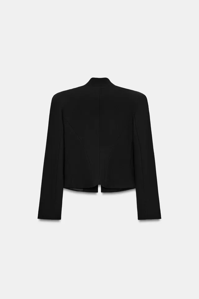TAILORED BLAZER WITH SHOULDER PADS – image 7