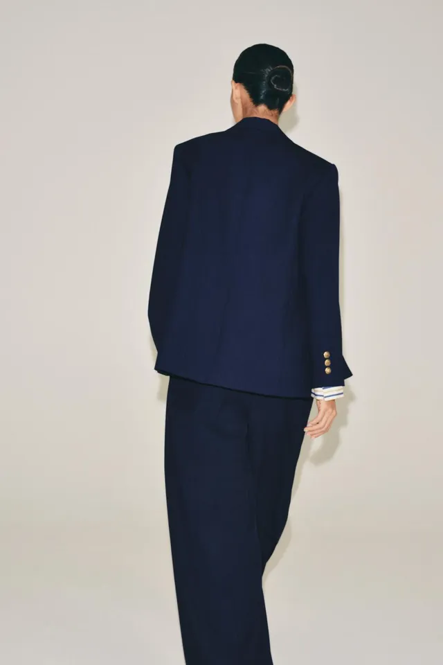 ZW COLLECTION PLEATED WIDE-LEG TROUSERS – صورة 3