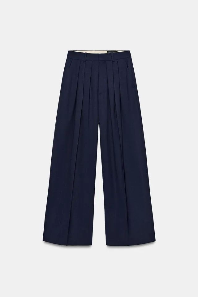 ZW COLLECTION PLEATED WIDE-LEG TROUSERS – صورة 6
