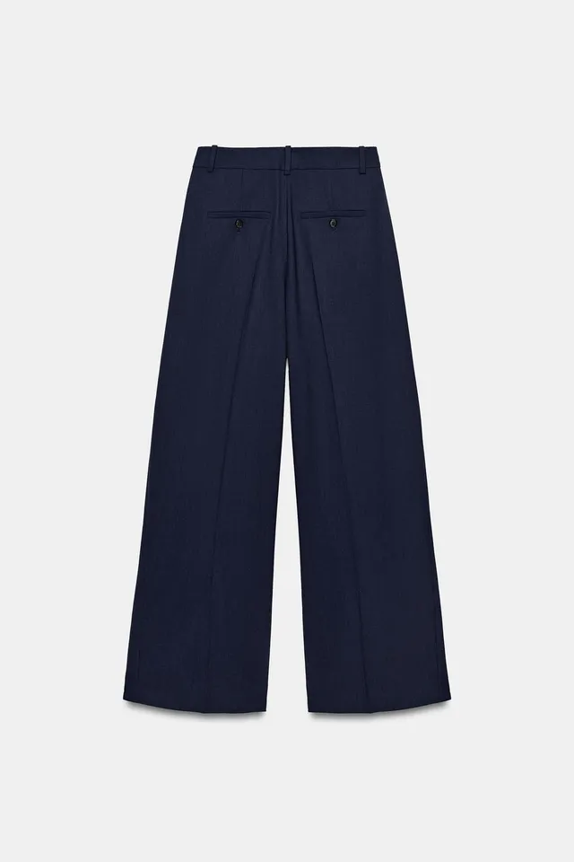 ZW COLLECTION PLEATED WIDE-LEG TROUSERS – صورة 7