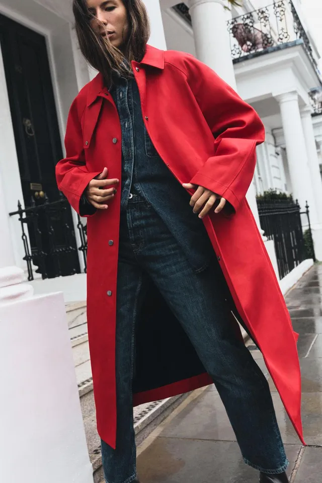 ZW COLLECTION LONG TRENCH COAT
