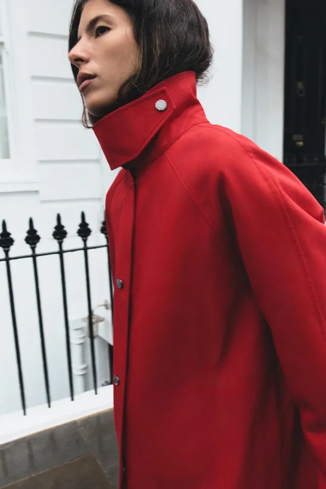ZW COLLECTION LONG TRENCH COAT – image 3