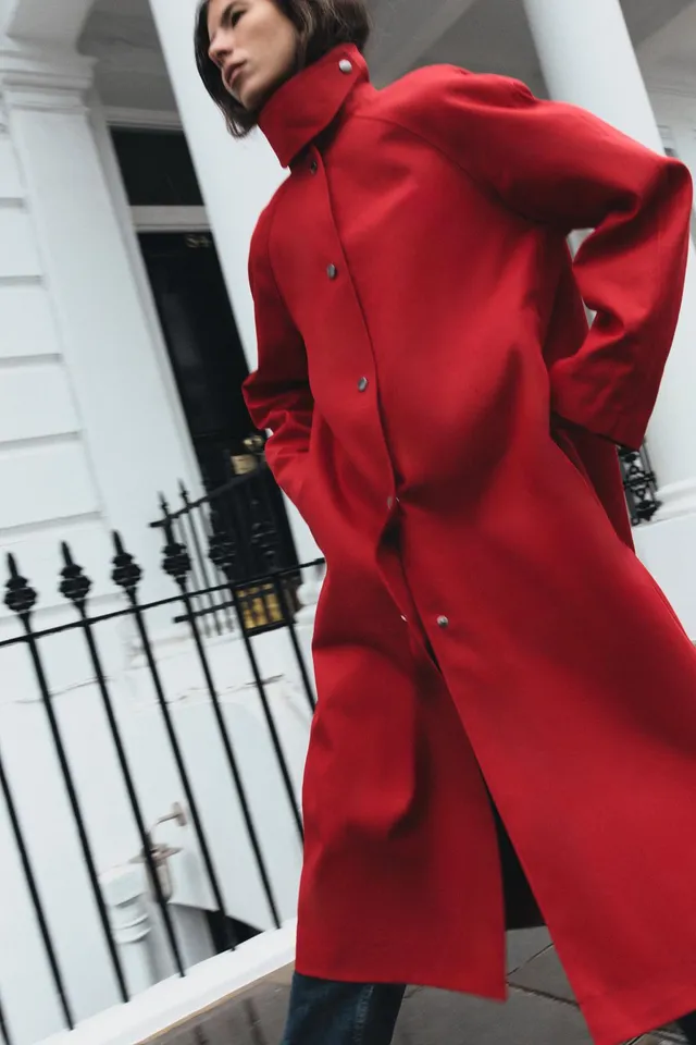ZW COLLECTION LONG TRENCH COAT – image 4