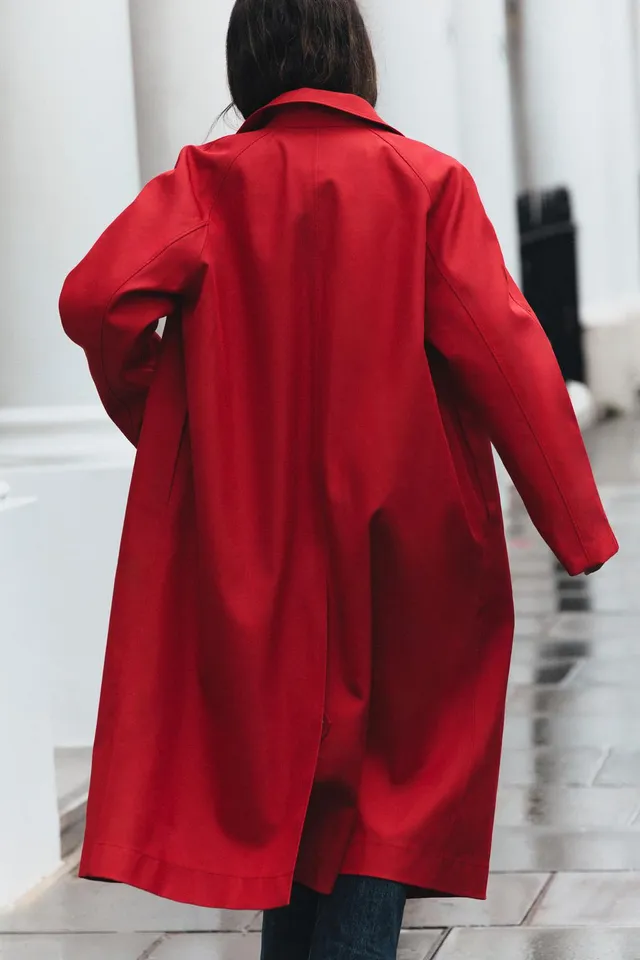 ZW COLLECTION LONG TRENCH COAT – image 5