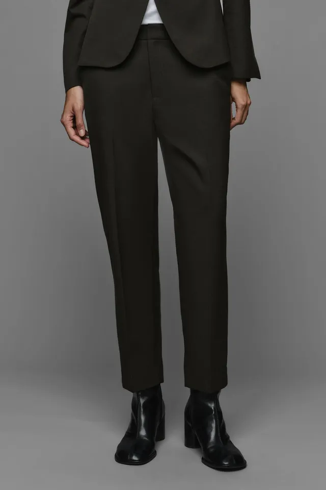 LOW-RISE CROPPED TROUSERS – image 2