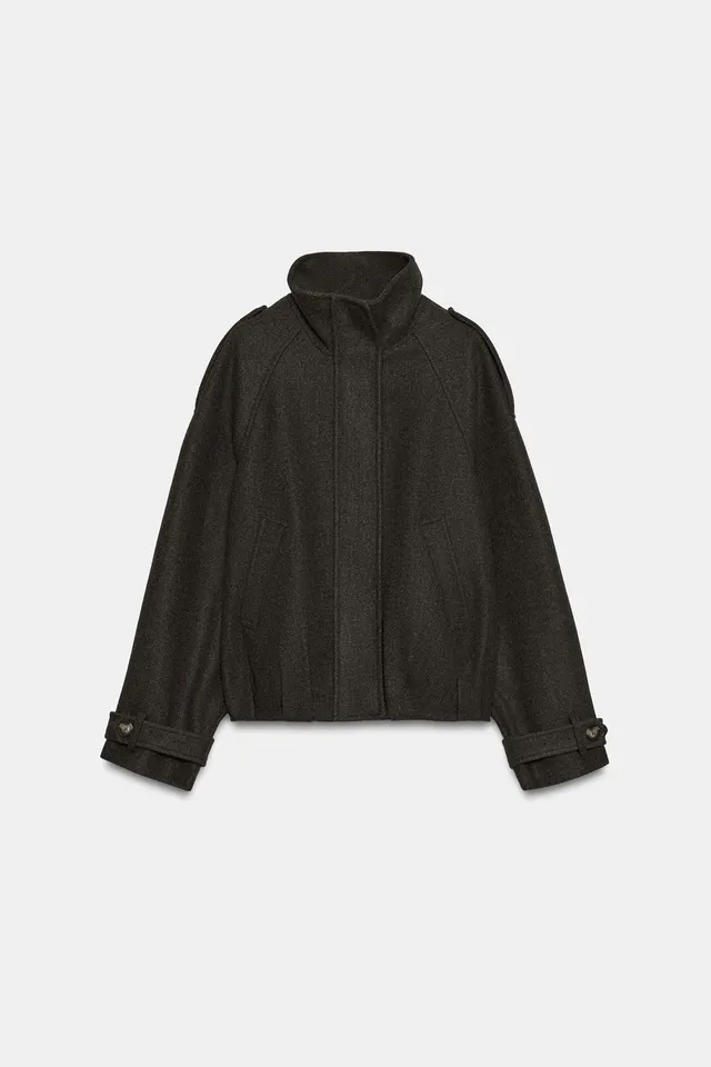 TAB DETAIL BOMBER JACKET – image 6