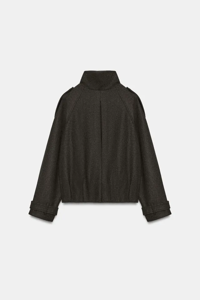 TAB DETAIL BOMBER JACKET – image 7