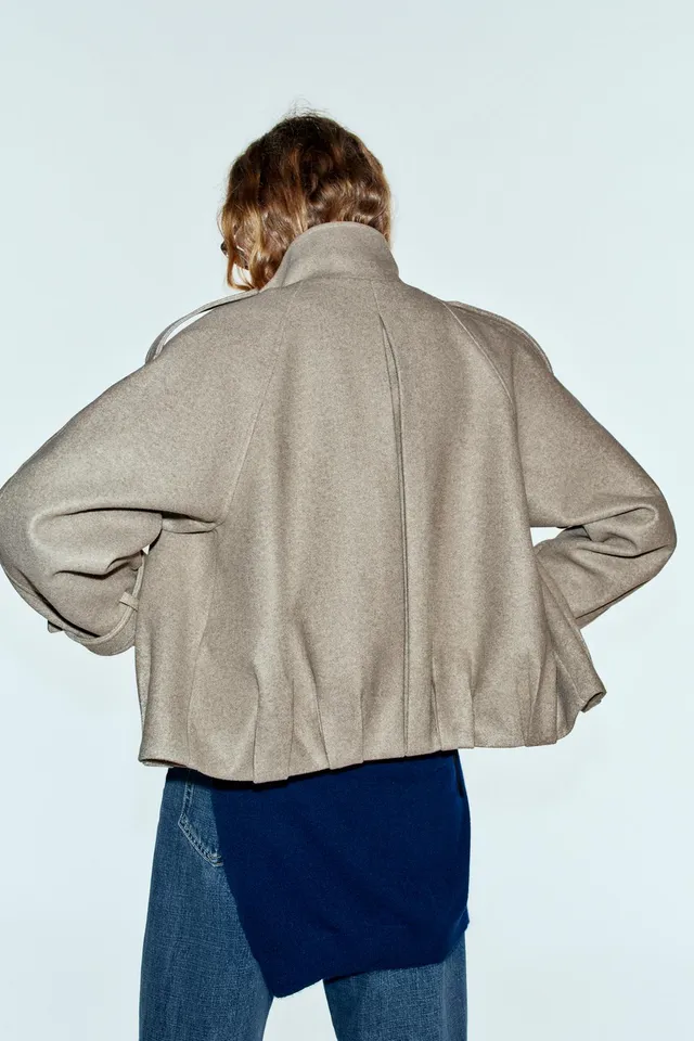 TAB DETAIL BOMBER JACKET – image 4