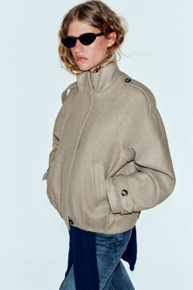 TAB DETAIL BOMBER JACKET – image 5