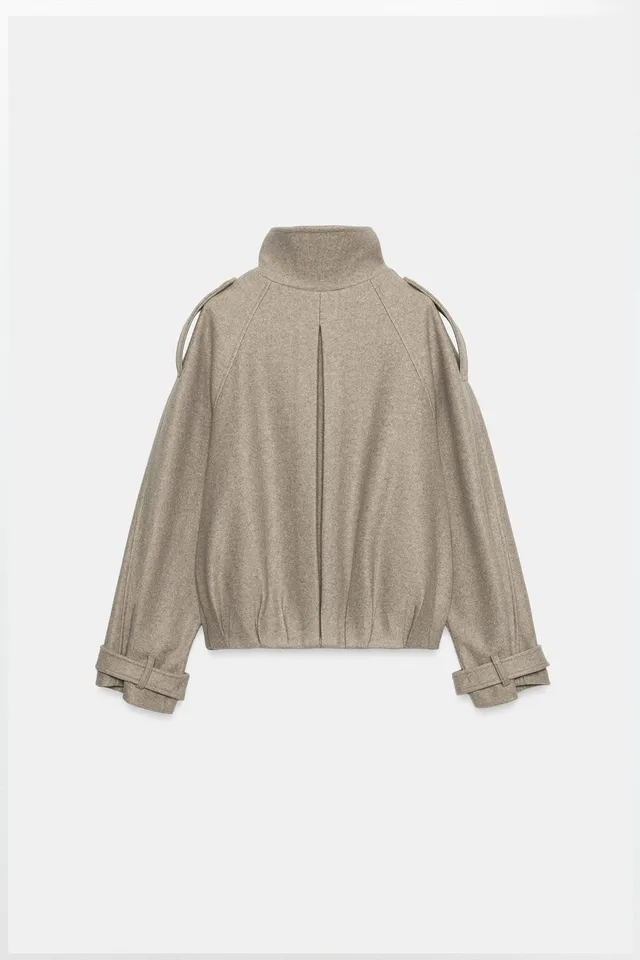 TAB DETAIL BOMBER JACKET – image 7