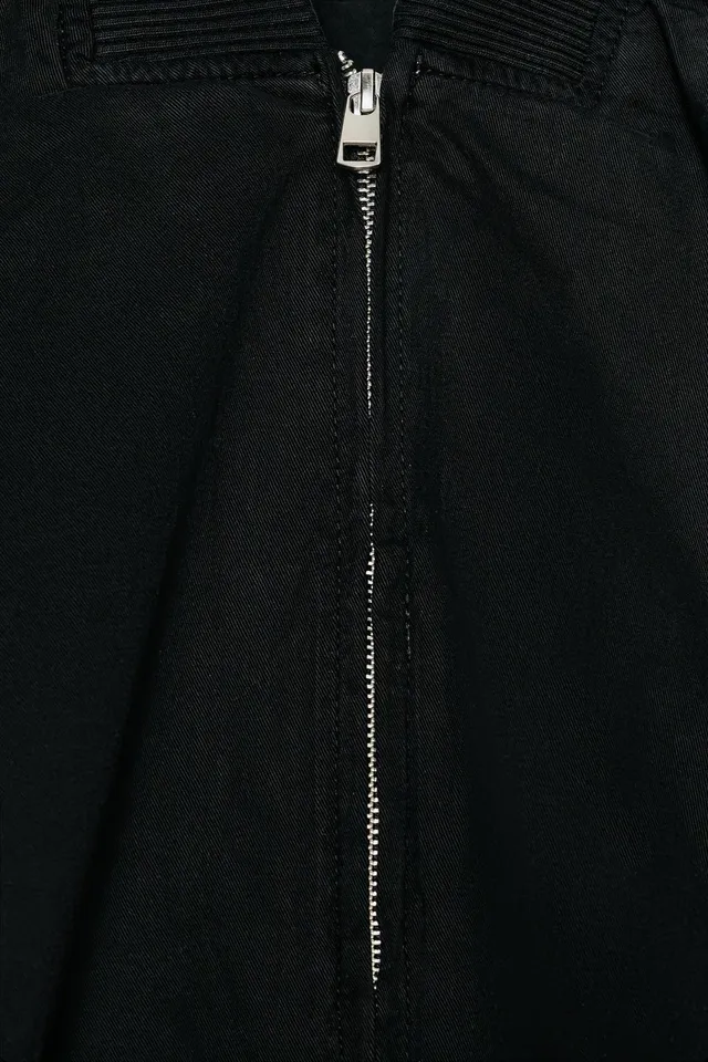BOMBER JACKET WITH ASYMMETRIC HEM – image 6
