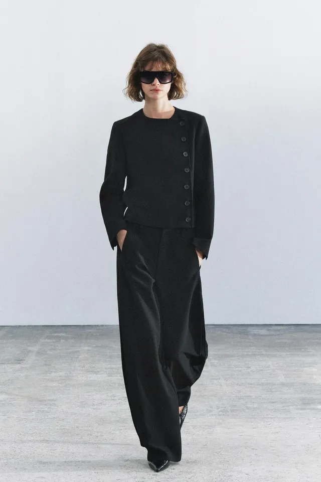 ZW COLLECTION SIDE LAPEL BLAZER