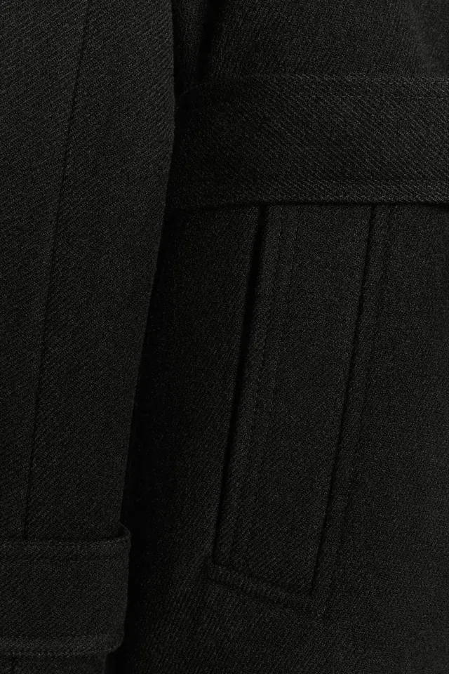 DOUBLE-BREASTED BELTED COAT – image 11